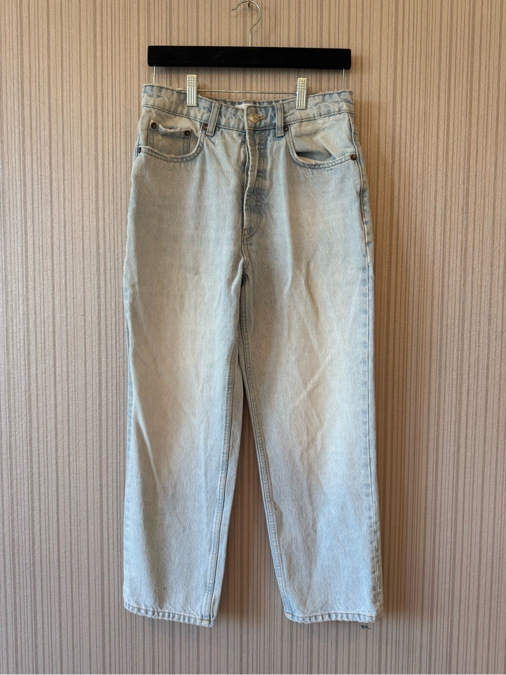 Zara Light Blue Relaxed woman’s Jeans